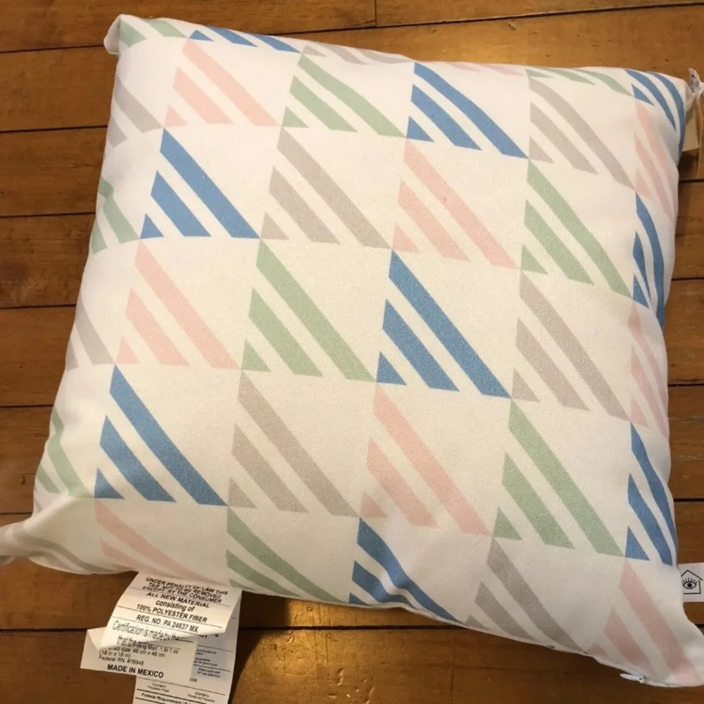 Jonathan Adler Throw Pillow colorful pop art Matteo now house New with Tags